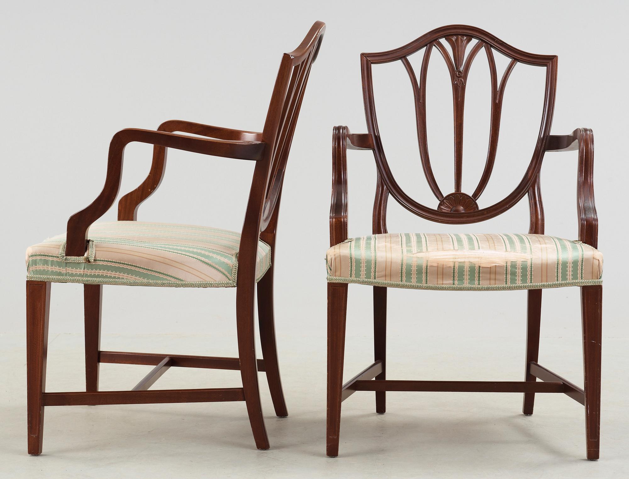 MATSALSAGRIUPP, 15 delar, regency stil, JOC, Vetlanda, sent 1900-tal.