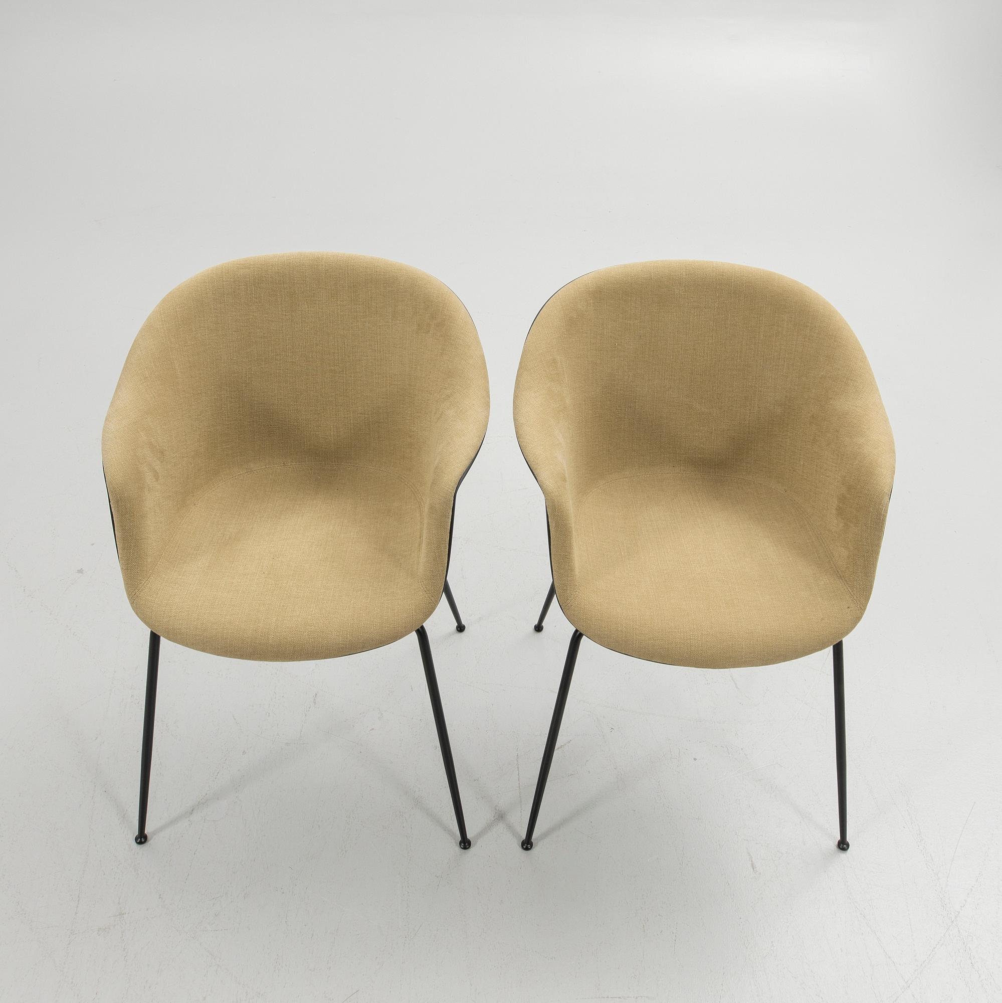 GamFratesi, Chairs, a pair, "Bat Chair", Gubi, Denmark.