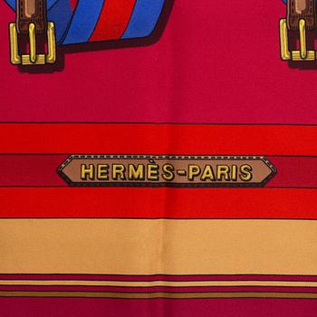 Hermès, scarf, "Sangles".