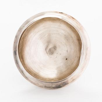 A Chinese export silver three-piece tea set, late Qing dynasty, the end of the 19th century.