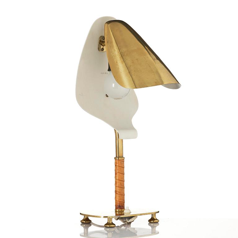 Harald Notini, bordslampa, modell "15582", Arvid Böhlmarks Lampfabrik, Stockholm, 1950-tal.