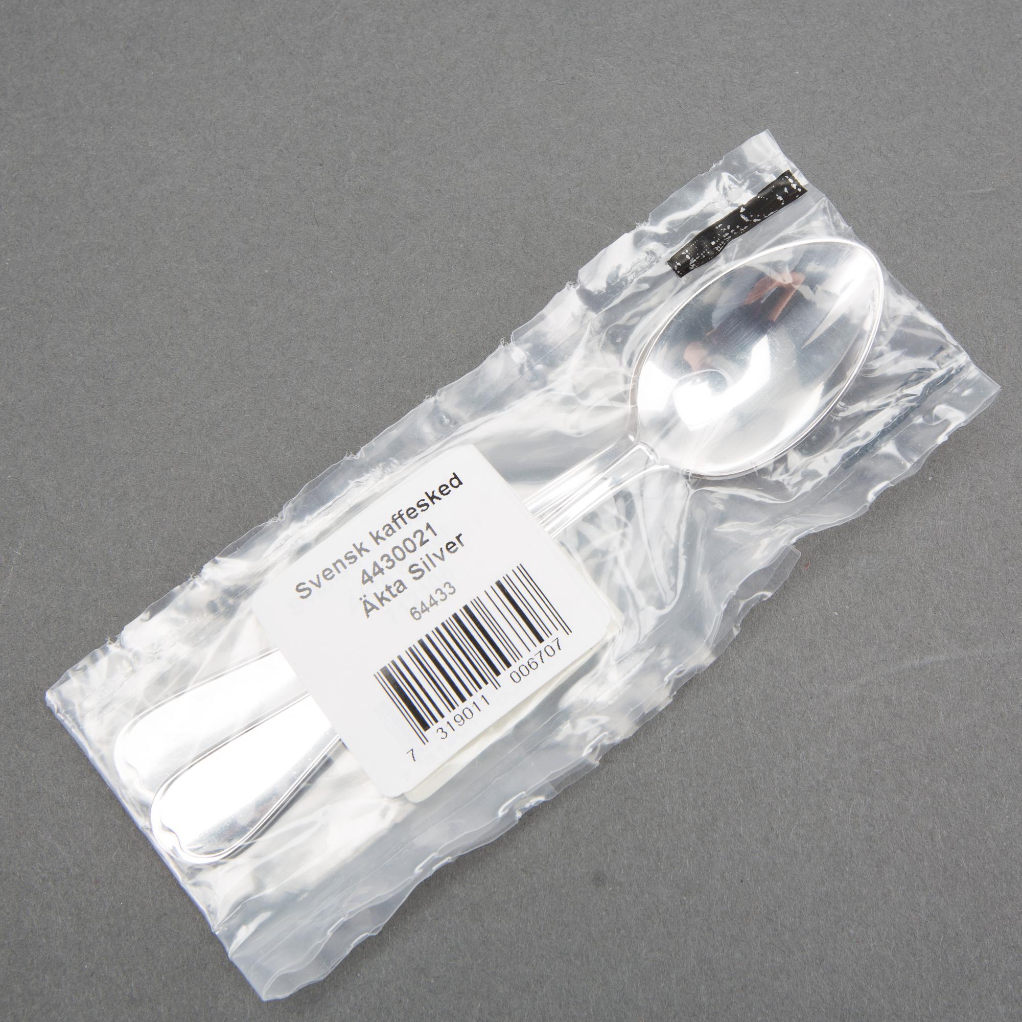 A SET OF 34 PIECES SWEDISH SILVER CUTLERY, MEMA GAB 2010's.