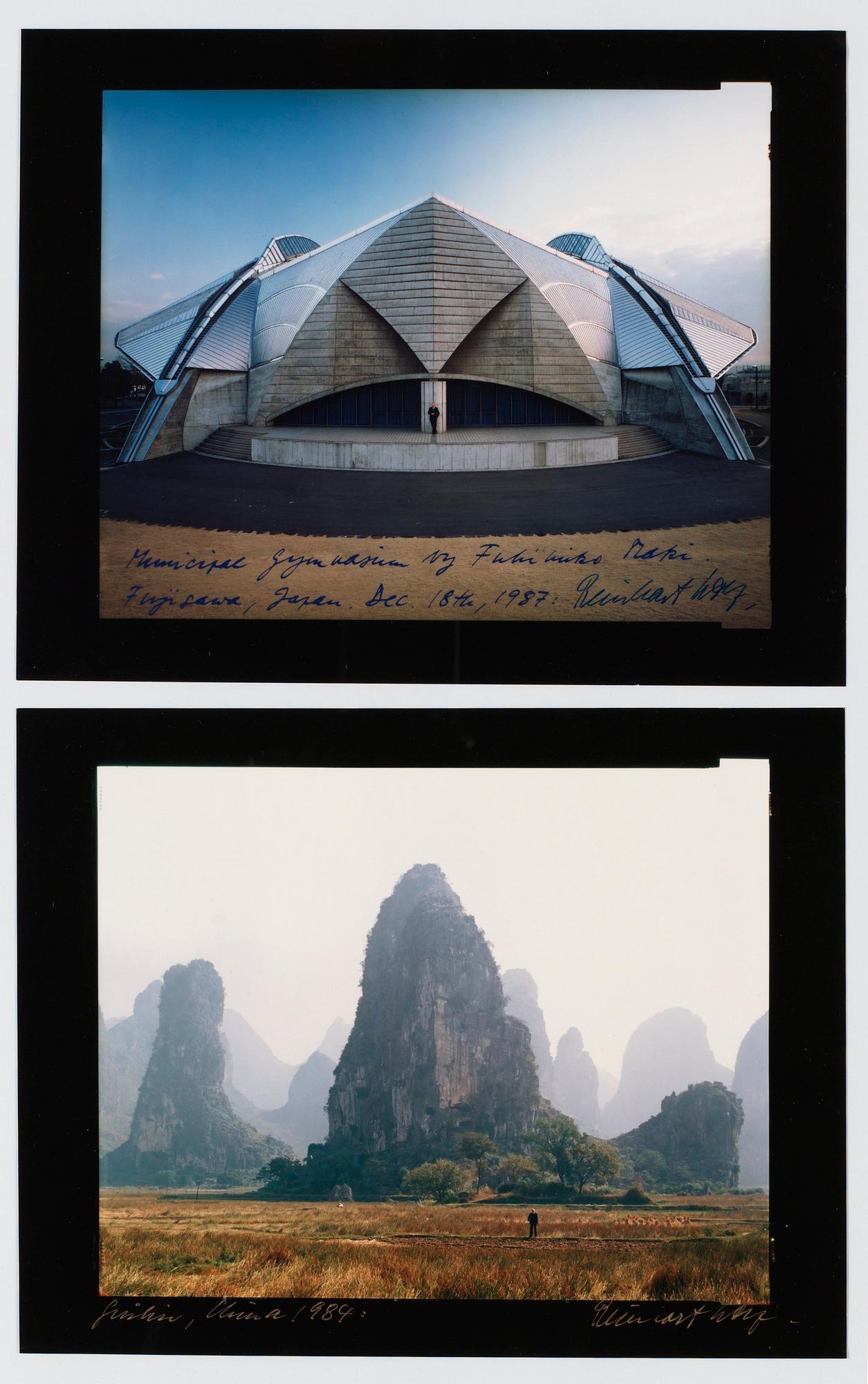 REINHART WOLF, fotografier, 2 st, sign.