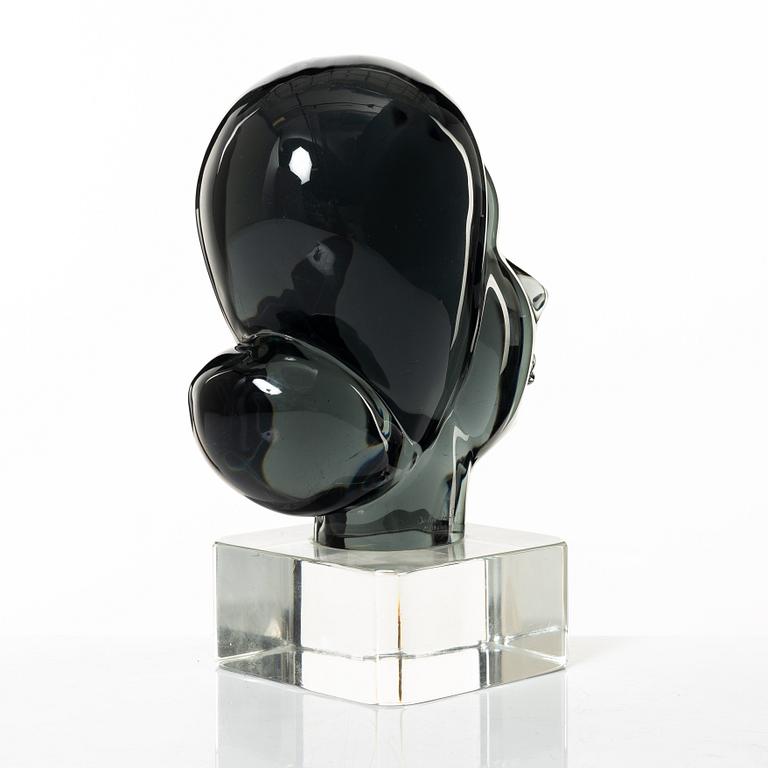 Archimede Seguso, skulptur, glas, Murano, Italien 1973.