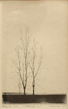 GUNNAR NORRMAN, 2 st, litografier, sign, numr 76/175 resp 4/25 samt dat 1955 resp 1954.