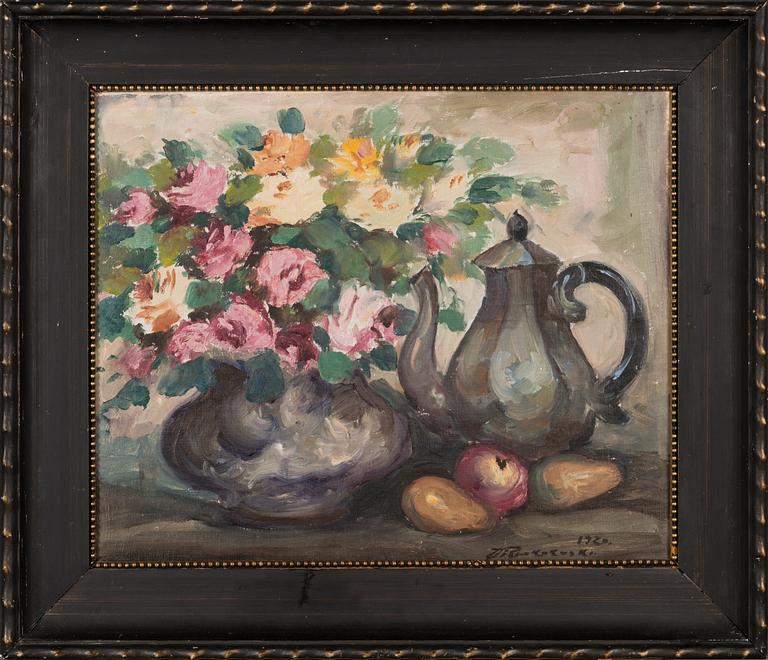 Jalmari Ruokokoski, oi on canvas, signed and dated 1920.