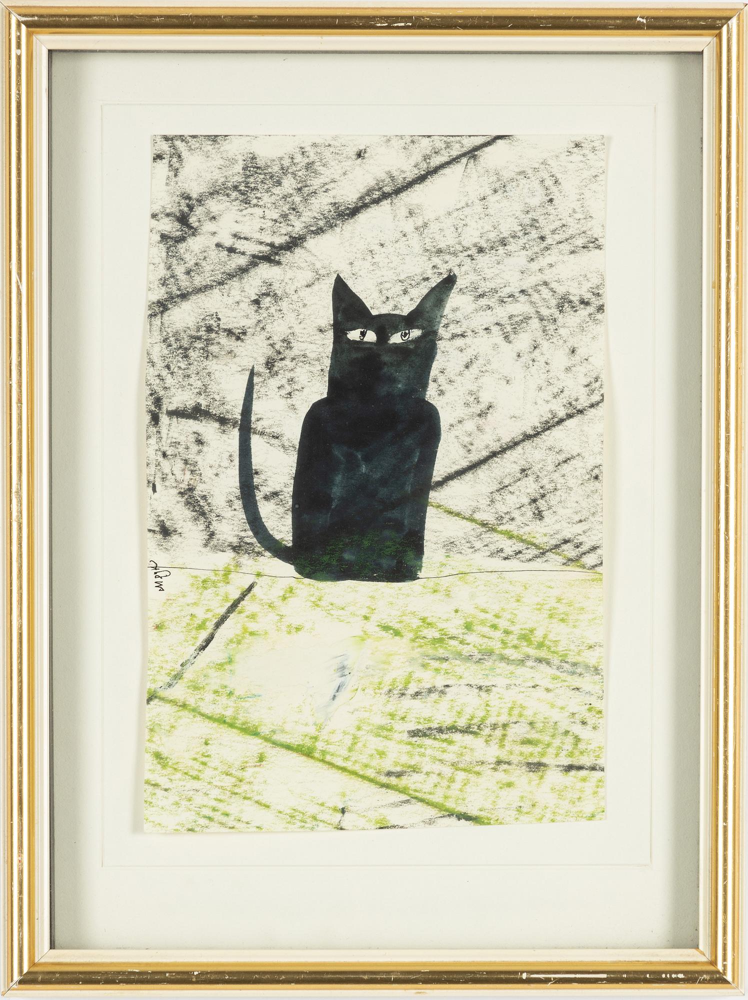 Madeleine Pyk, svart katt.