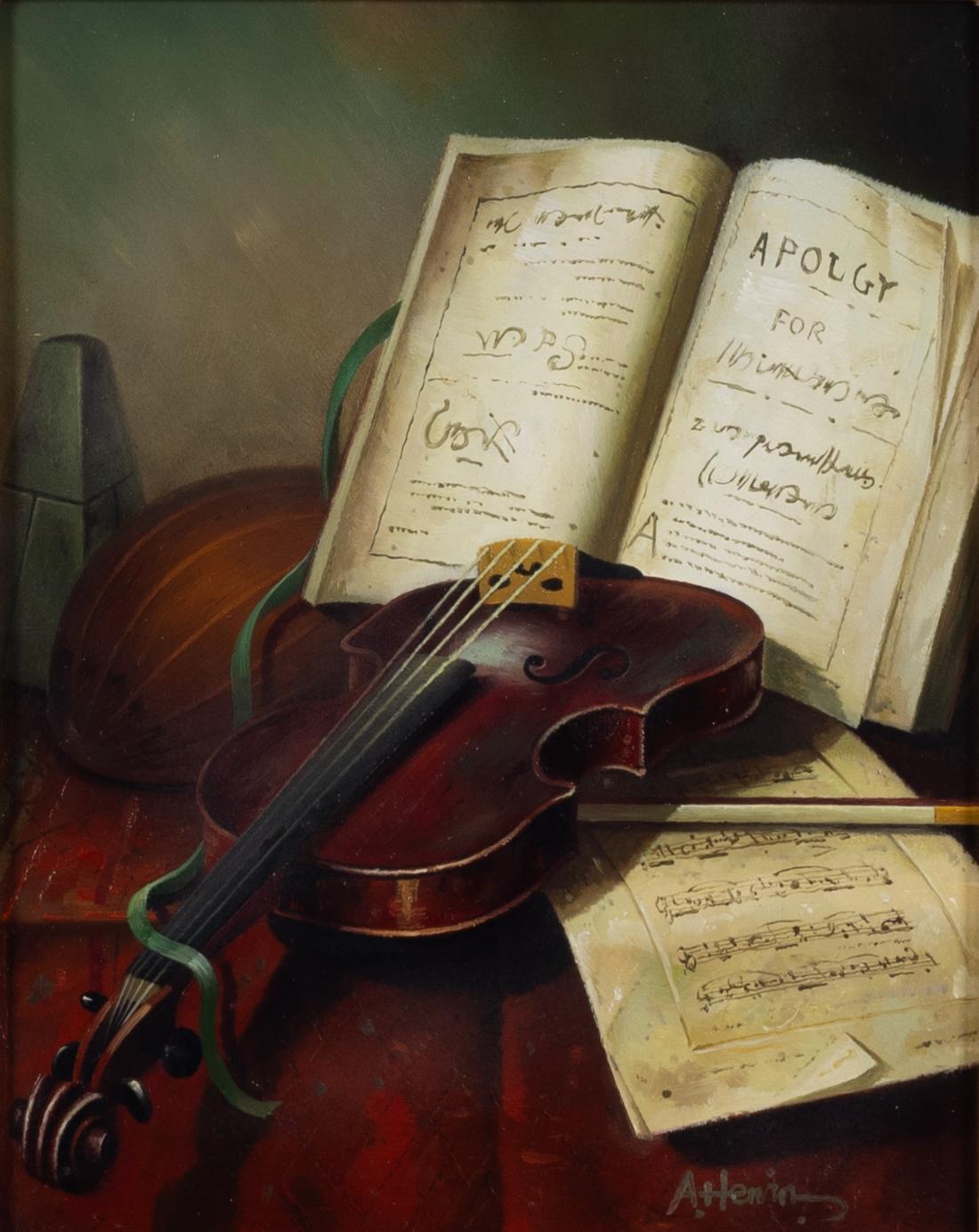 Okänd konstnär, stillben, 2 st.