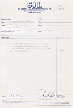 An 18K white gold ring, with a brilliant-cut diamond approximately 1.75 ct. With certificate.