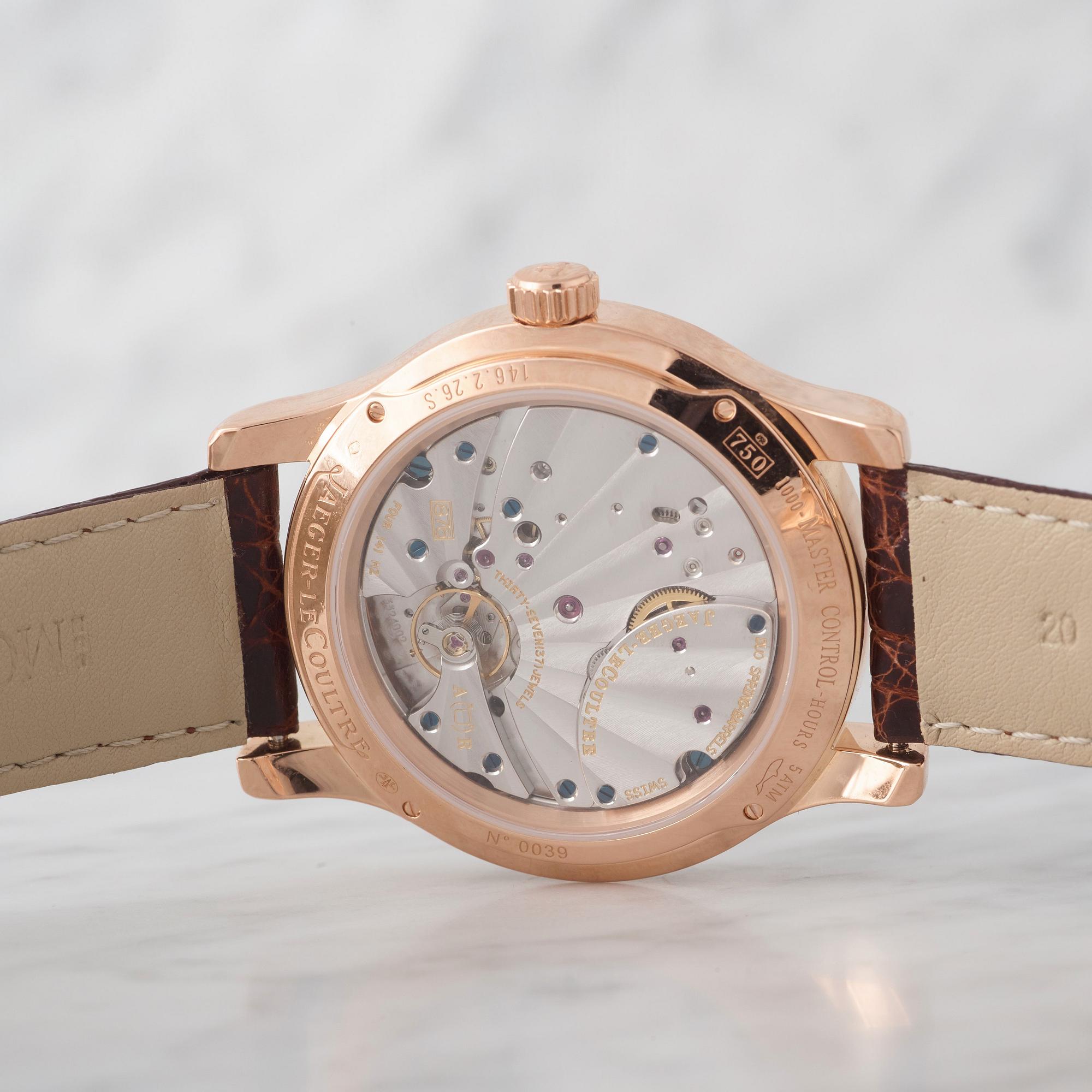 JAEGER-LeCOULTRE, Master Eight Days Perpetual, wristwatch, 41,5 mm,