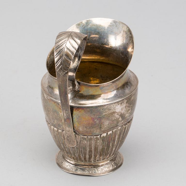 JOHAN SANDSTRÖM gräddkanna silver Enköping 1833 empire.