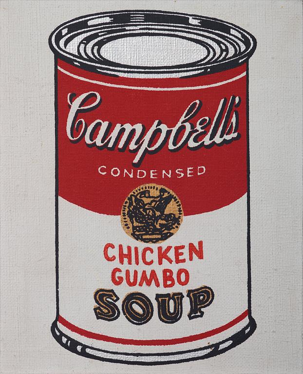 Richard H. Pettibone, "Andy Warhol Soup Can 1962".