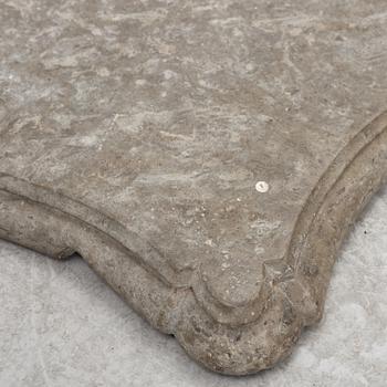 Limestone slab, second half of the 18th century. Rococo.
