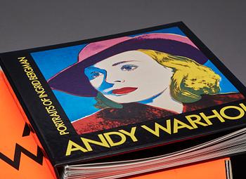 PARTI KONSTBÖCKER, 6 st, Andy Warhol. Bland annat "Andy Warhol A Retrospective" The Museum of Modern Art, New York, 1986.