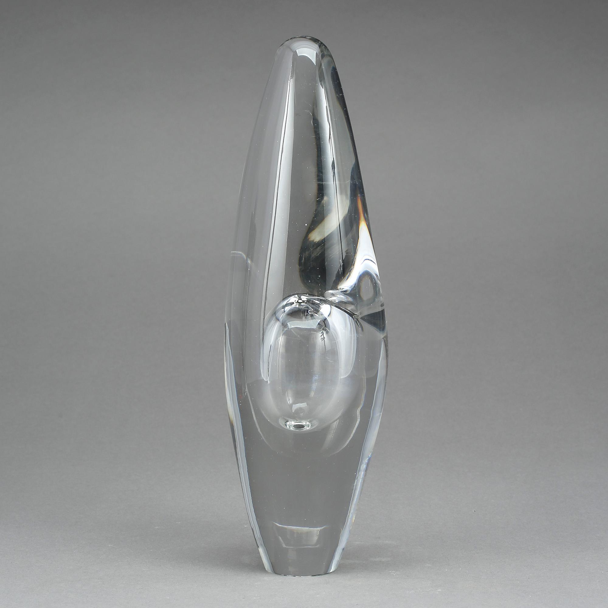 VAS, glas, "Orkidea", Timo Sarpaneva, Iittala, 1955.