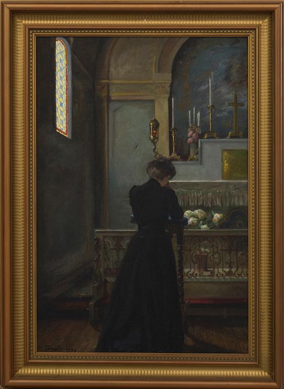 HEDVIG TEGNÉR, oil on canvas, signed and dated,