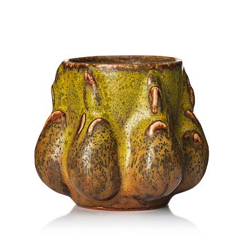 141. Axel Salto, a 'sprouting style' stoneware vase, Royal Copenhagen, Denmark mid 20th century.