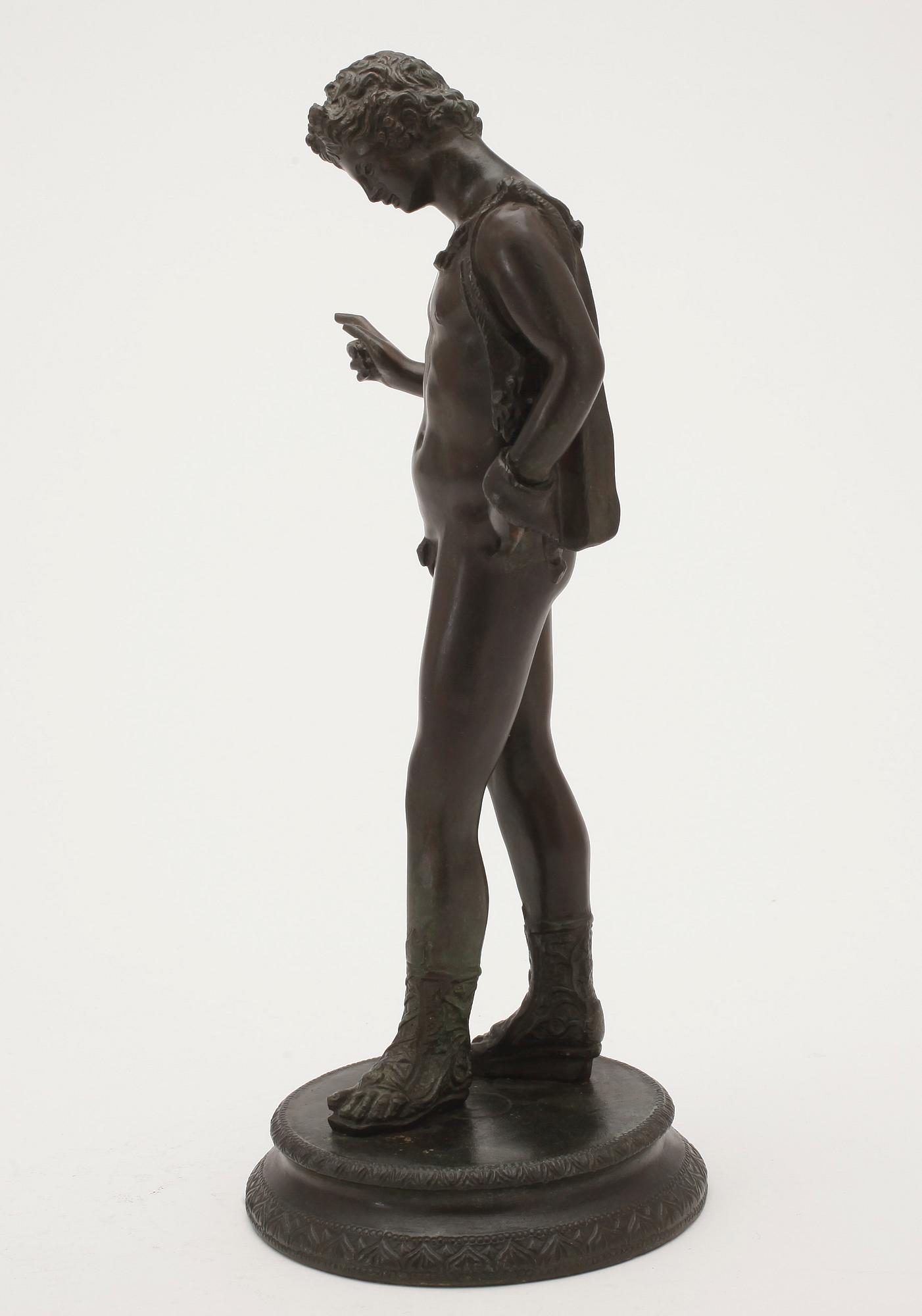 SKULPTUR, patinerad brons, 1900-tal.