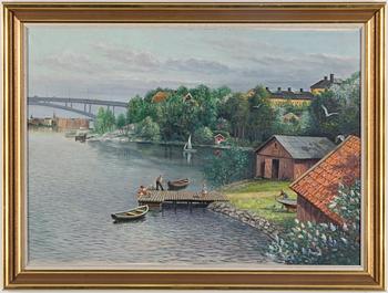 STEN EKENDAHL, oil on canvas, signed.