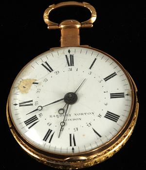 HERRFICKUR, 18K guld, Eardley Norton England, ca 1790.