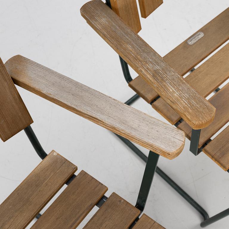 A five piece garden suite, Grythyttan, 2000s.