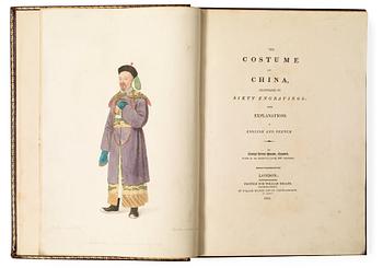 578. GEORGE HENRY MASON, The Costumes of China, London 1804.