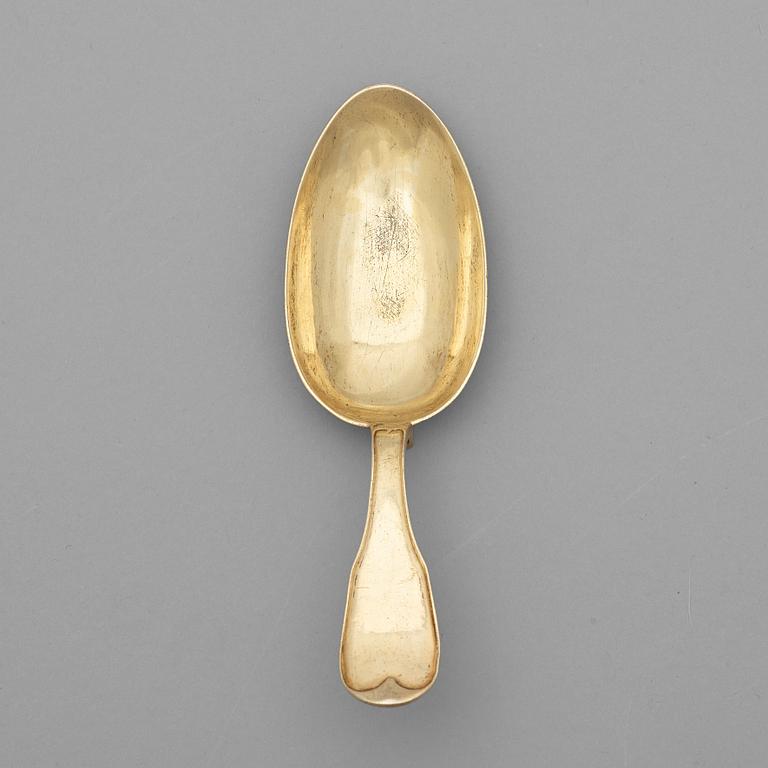 A Swedish early 19th century silver-gilt medicine-spoon, mark of Andreas Hallberg, Kristianstad 1802.