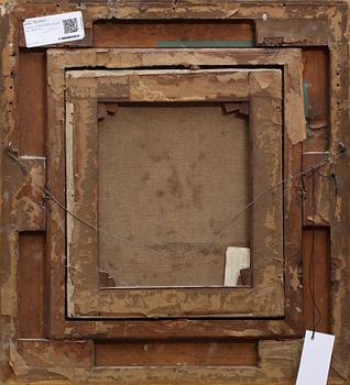 OKÄND KONSTNÄR, olja på duk, 1800-tal.