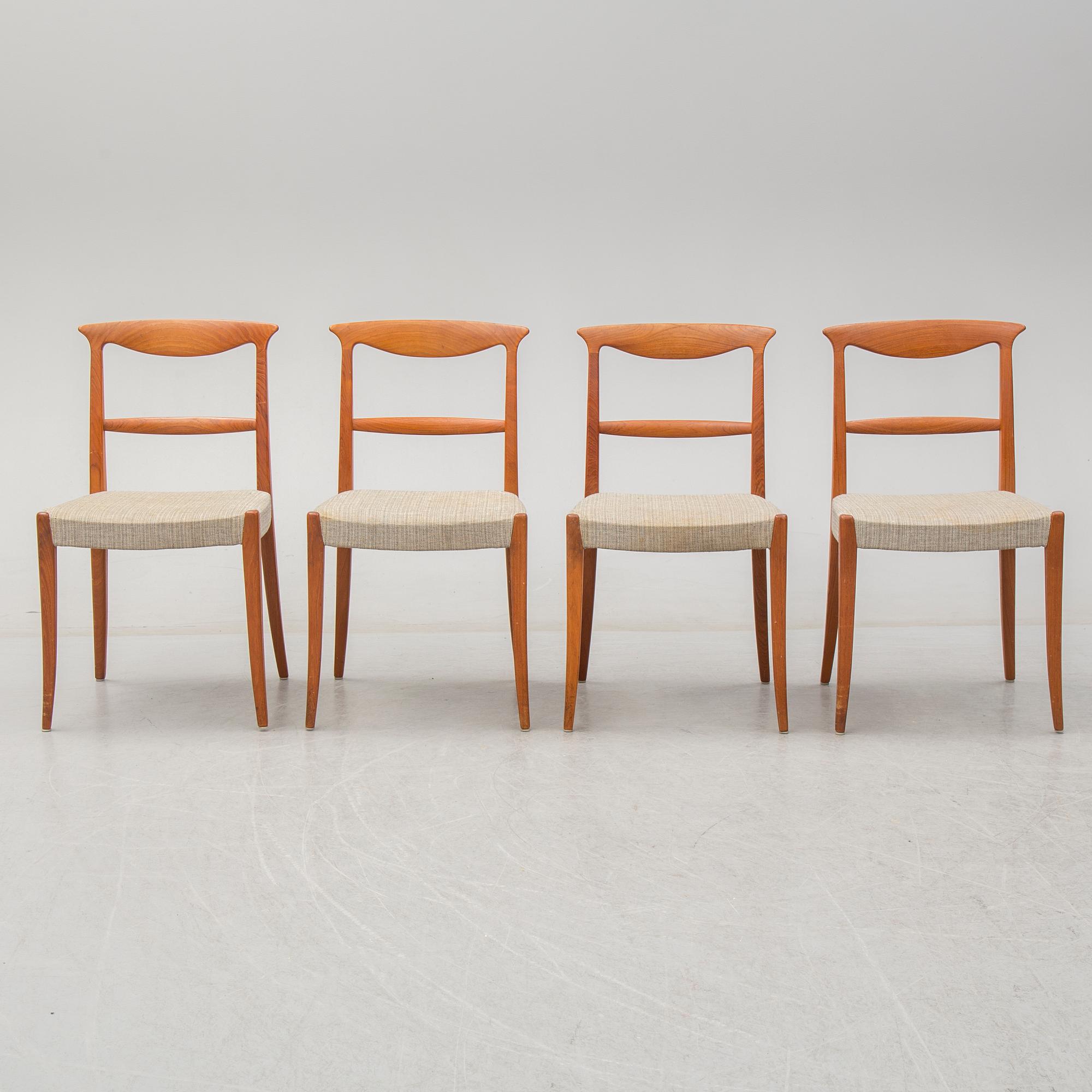 CARL-EWERT EKSTRÖM, 4 chairs, "Lärkan", Albin Johansson & Söner AB, 1960s.