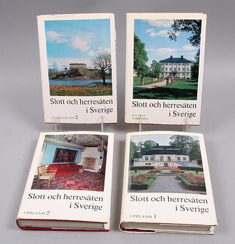BOK, 16 vol, "Svenska Slott och Herresäten", Allhems förlag, Malmö.