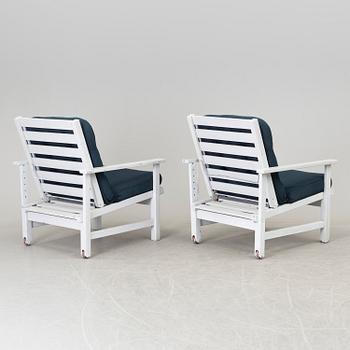 A pair of easy chairs by Elsa Stackelberg, Fri Form.