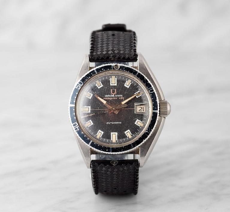 UNIVERSAL GENEVE, Polerouter Sub, wristwatch, 38 mm,.