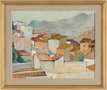 EINAR ROSÉN, oil on panel, signed.