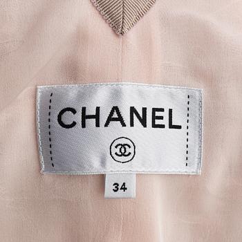 Chanel, topp, "Tweeded Muslin", storlek 34.