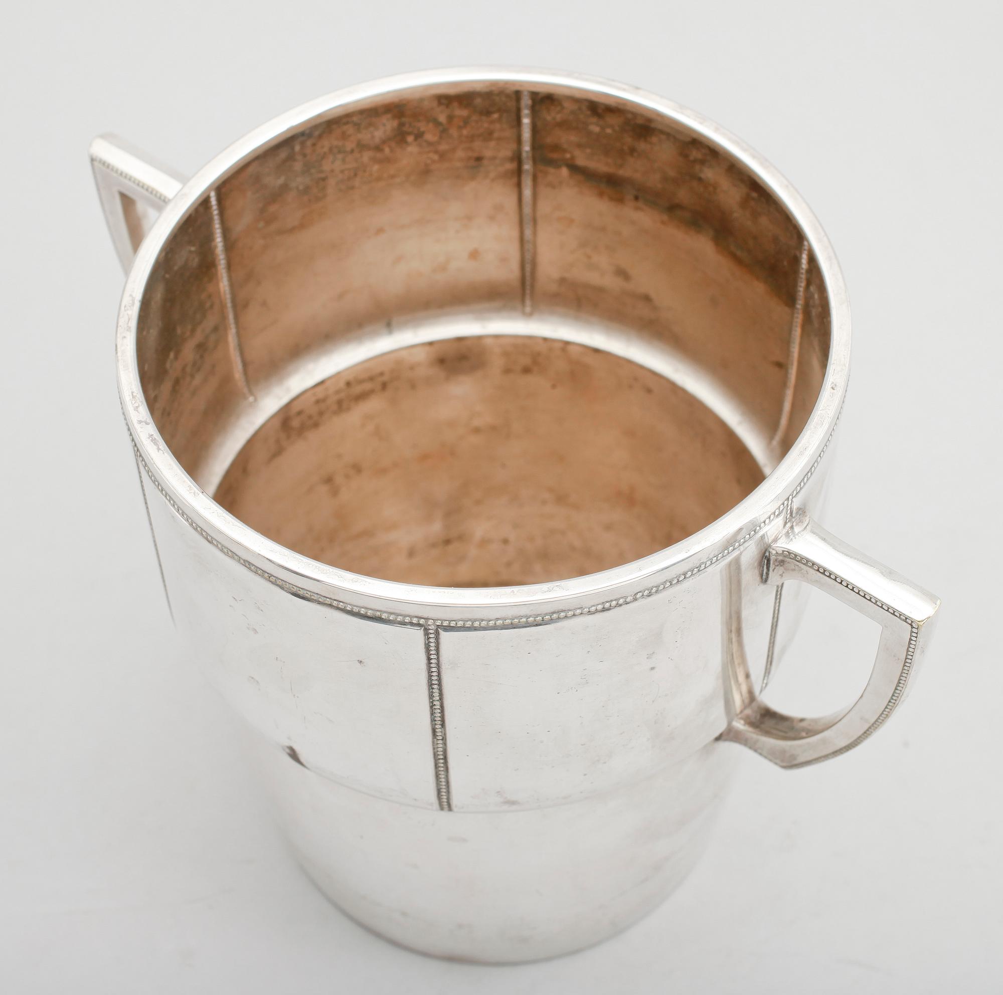VINKYLARE, nysilver, Würtembergische Metallwaren Fabrik (WMF), 1900-talets första hälft.