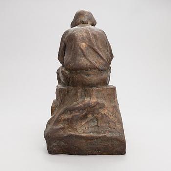 Emil Wikström, Sittande man med hacka.