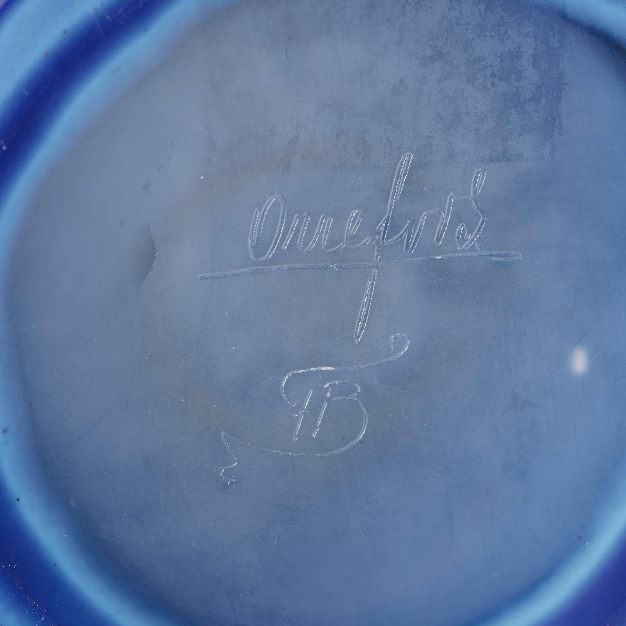 Fritz Blomqvist, an Art Nouveau cameo glass vase, Orrefors, Sweden ca 1915.