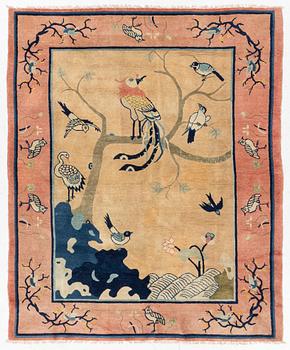 Carpet, Antique Baotou, Approx. 190 x 155 cm.