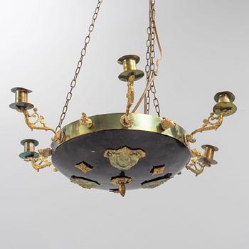 An empire ceiling light, first half of the 19th Century.