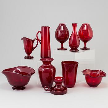 MONICA BRATT, bland annat, glas, 10 st Reijmyre.