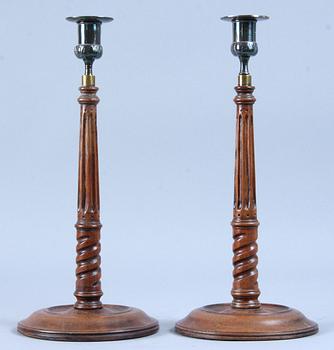 LJUSSTAKAR, ett par, 1800-tal.