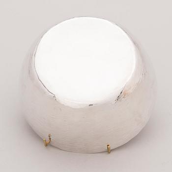 Tapio Wirkkala, Skål, silver stämplad TW, Kultakeskus, Tavastehus 1978.