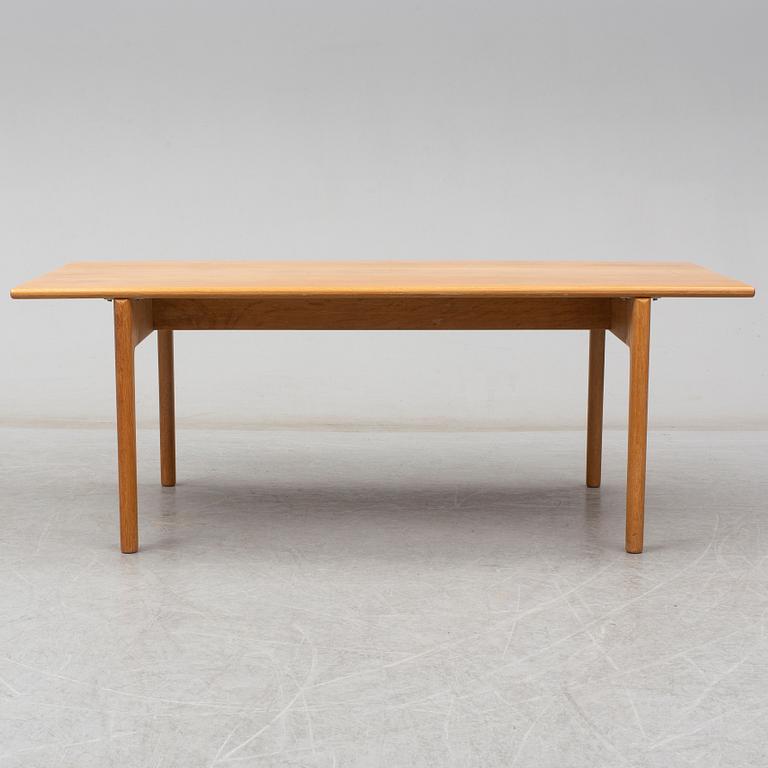 A second half of the 20th century oak coffee table by Hans J Wegner, Andreas Tuck, Denmark.