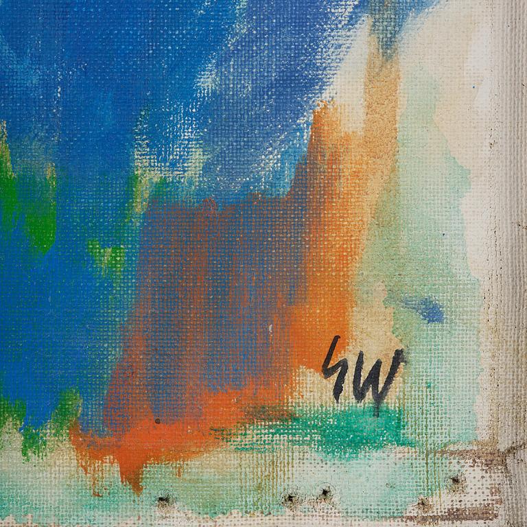 Gösta Werner, Självporträtt.