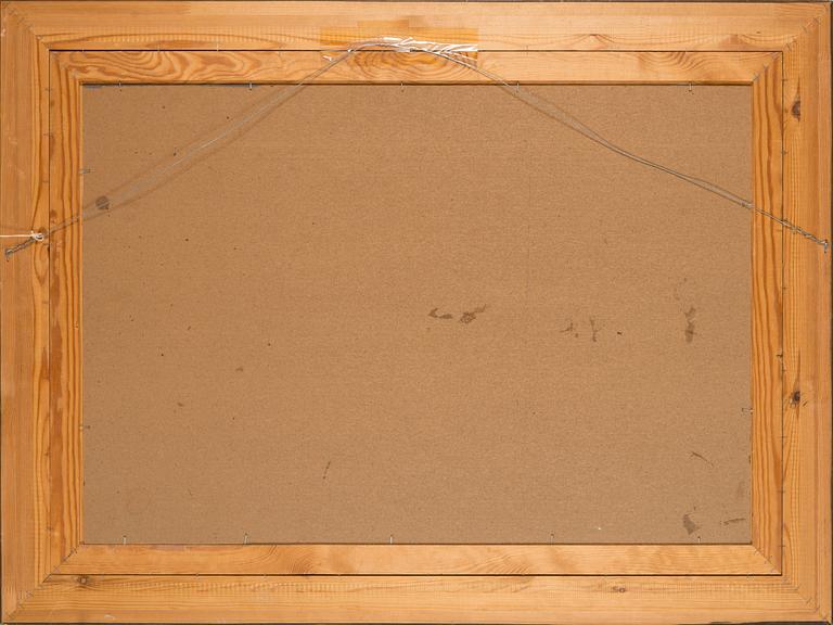 Jan Palmu, öljy levylle, signeerattu ja päivätty 1979.