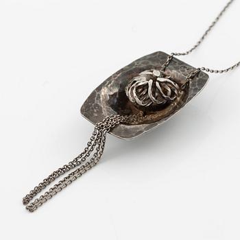 Rosa Taikon, & Bernd Janusch, a necklace, silver, Stockholm 1971.