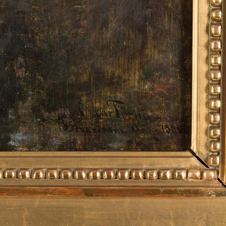 OSCAR TÖRNÅ, oil on canvas, signed and dated 1880.