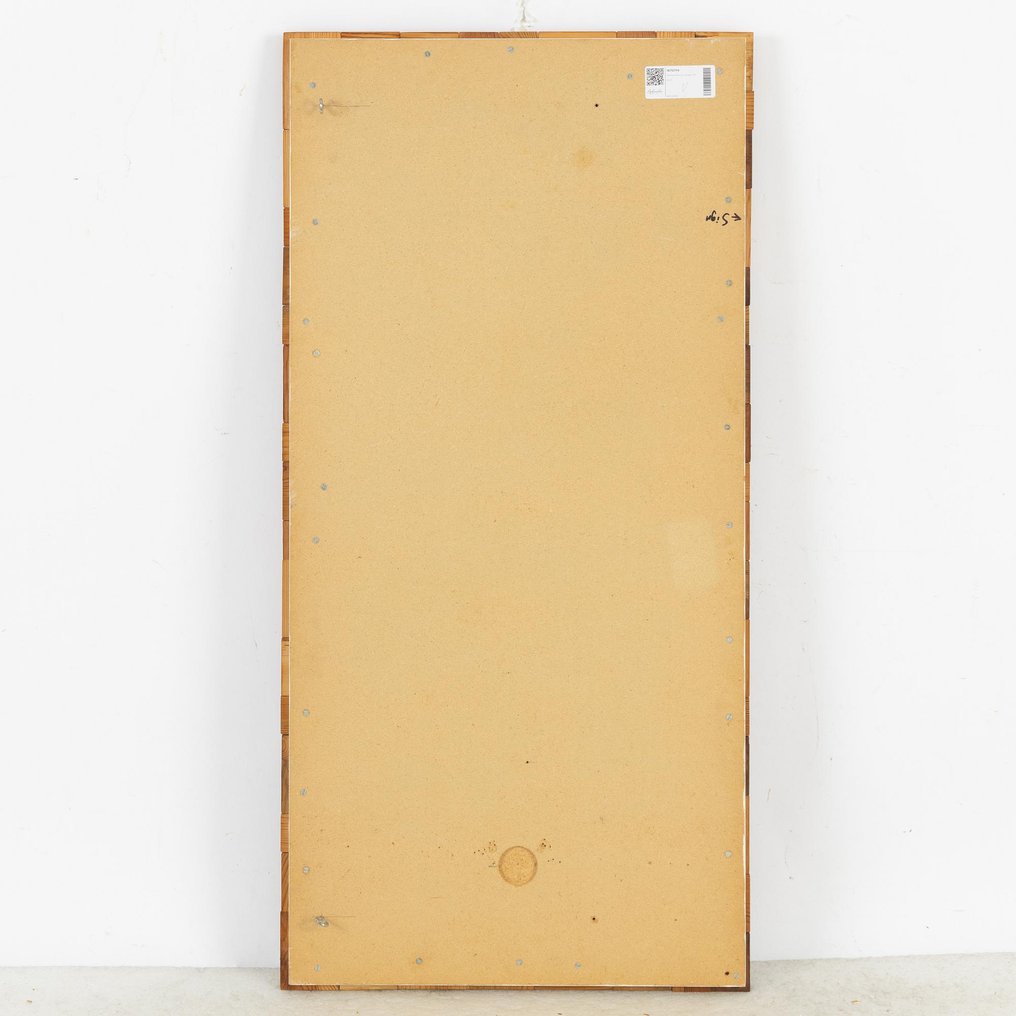 Gunnar Kanevad, spegel. signerad och daterad 1984.