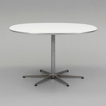 A 1990 'Supercirkulär' table by Bruno Mathsson & Piet Hein, Fritz Hansen, Denmark.