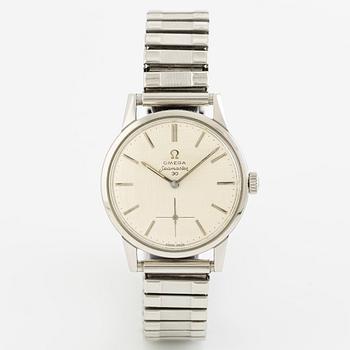 Omega, Seamaster 30, "Linen Dial", armbandsur, 35 mm.